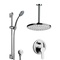 Chrome Shower Set with 10